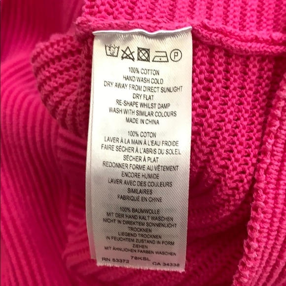 French Connection Hot Pink Mozart MockNeck Sweater - Picture 4 of 4